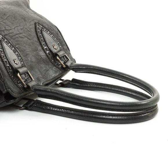 Auth Fendi Hand Bag Leather Black #25155F84 - Picture 5 of 13